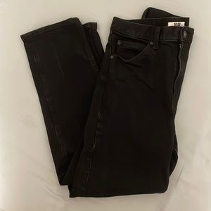 Uniqlo U high waisted straight black jean